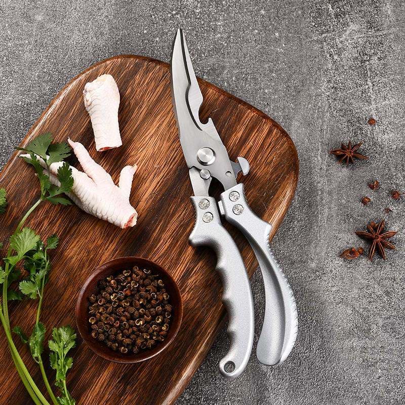 Industrial Grade Multifuncional Grande Tesoura De Cozinha De Aço Inoxidável Forte Shear Osso Assassino para Frango Pato