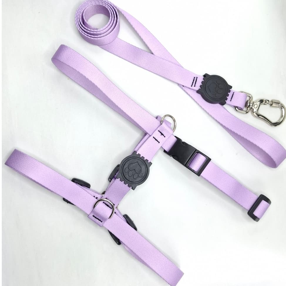 peitoral h anti puxão lavanda com preto