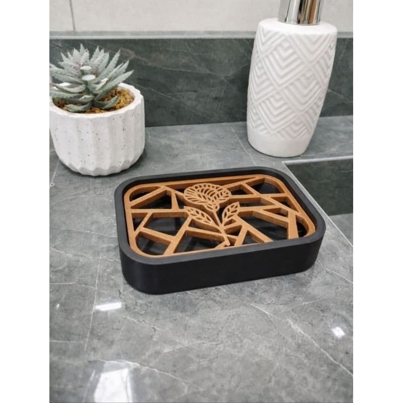 Saboneteira moderna com Design Vazado, Saboneteira Decorativa