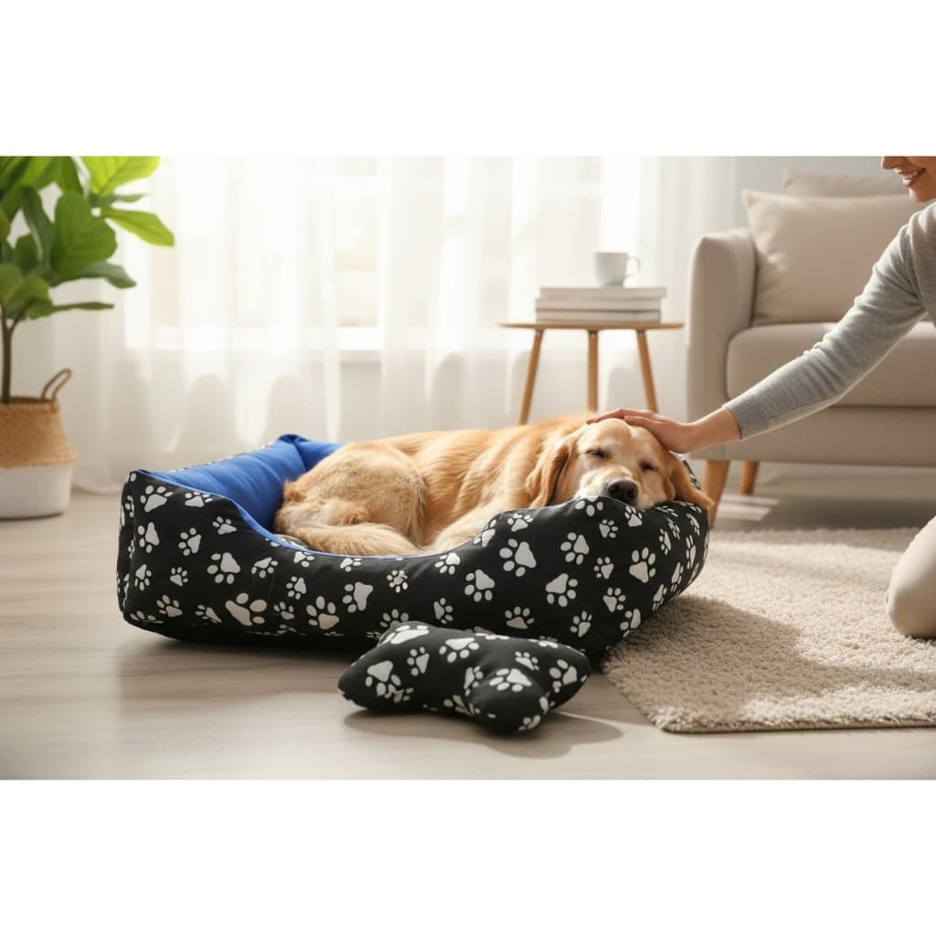 Cama Para Cachorro  Grande 1,00x0,80 VAI CAPA COM ZÍPER  PARA A AMOLFADA CENTRAL E almofadinhas