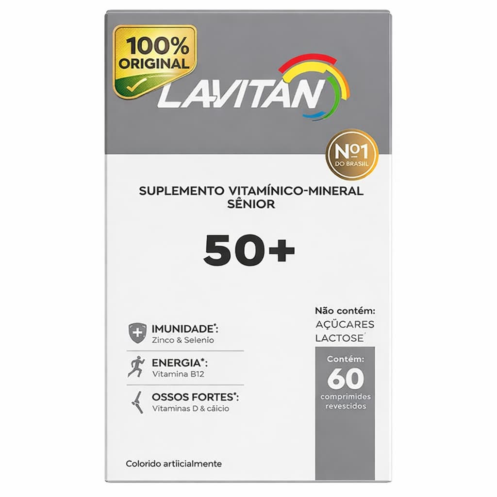 Lavitan Vitalidade 50+ Cimed C/60 Comprimidos