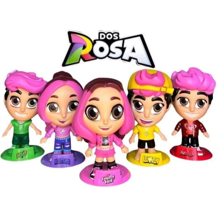 Boneco Dos Rosa Original – Personagens Articulados em Vinil – Escolha o Modelo