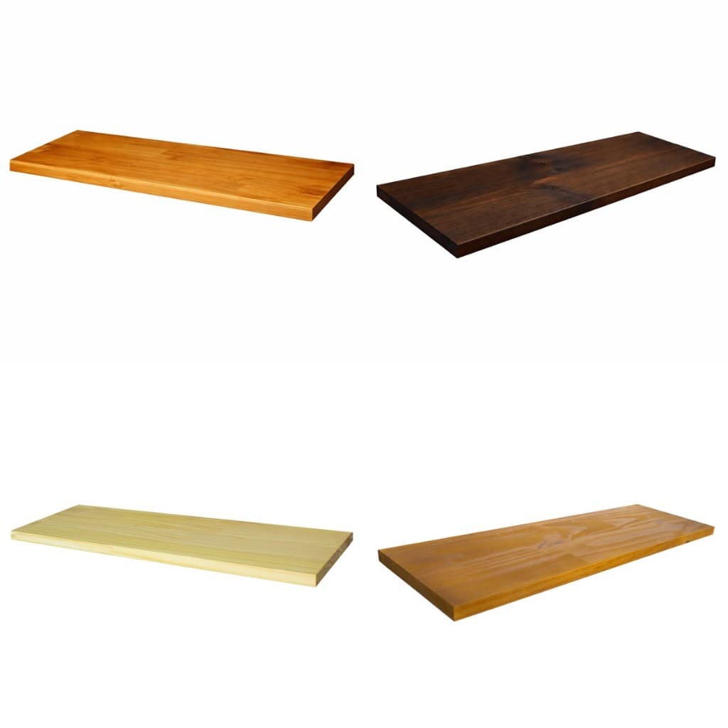 Prateleira Natural Flutuante Pinus Envernizada Stain 60x20 Denati