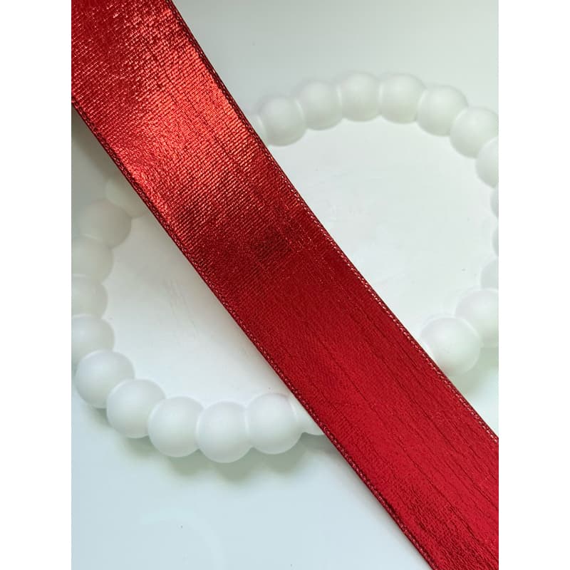 Fita Metalizada - 38mm - 2 metros Laços e Artesanato