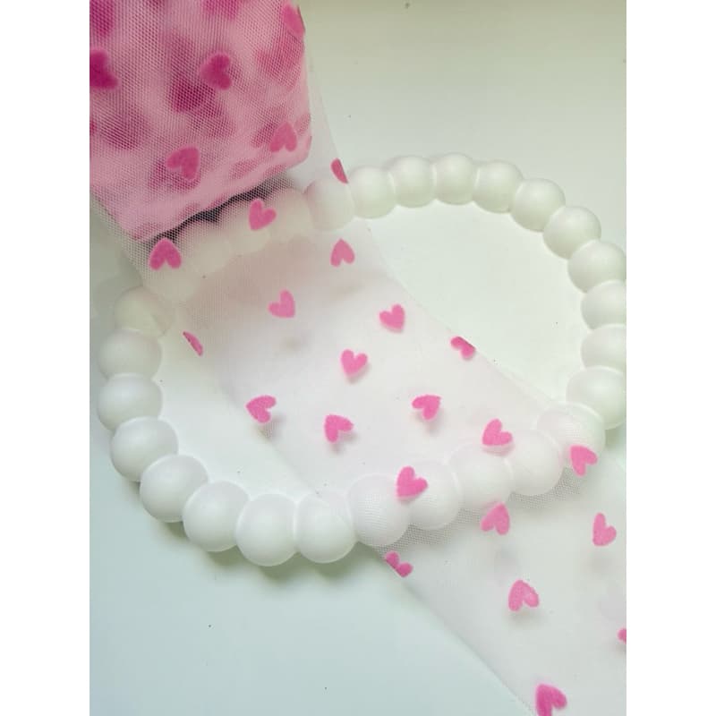 FITA TULE FLORZINHA 6CM - 2 METROS Laços e Artesanato