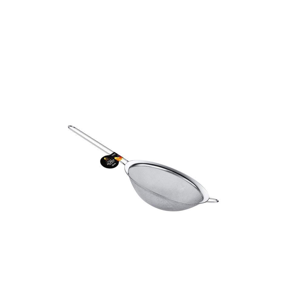 Peneira de Cozinha Inox 7 Tamanhos 8cm 10cm 12cm 14 m 16cm 18cm  20cm Aço Inoxidável Profissional