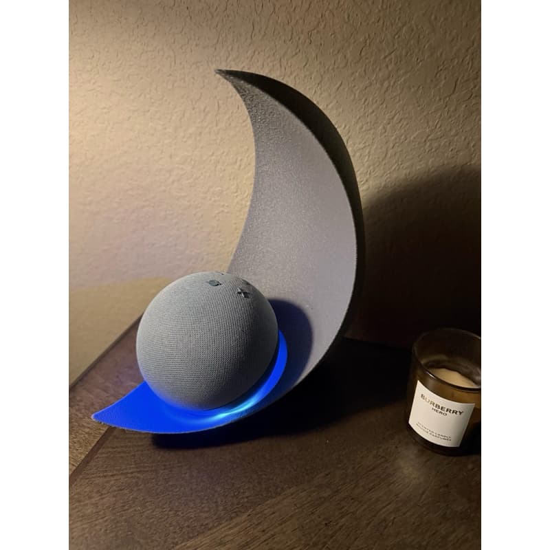 Suporte Alexa Lua para Echo Dot | Design Decorativo | Impressão 3D em PLA