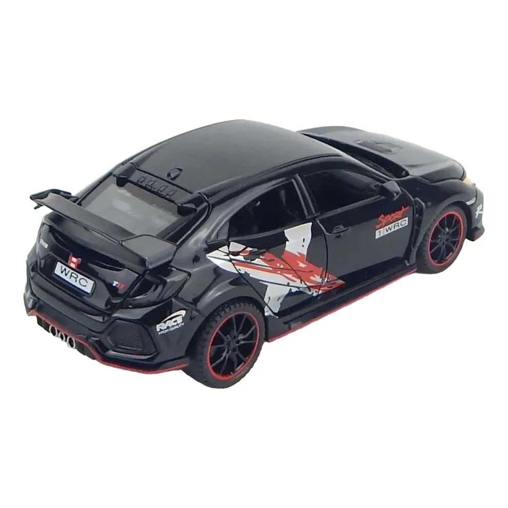 Miniatura C/ Luz e Som Honda Civic Type R RMZ City 1/32