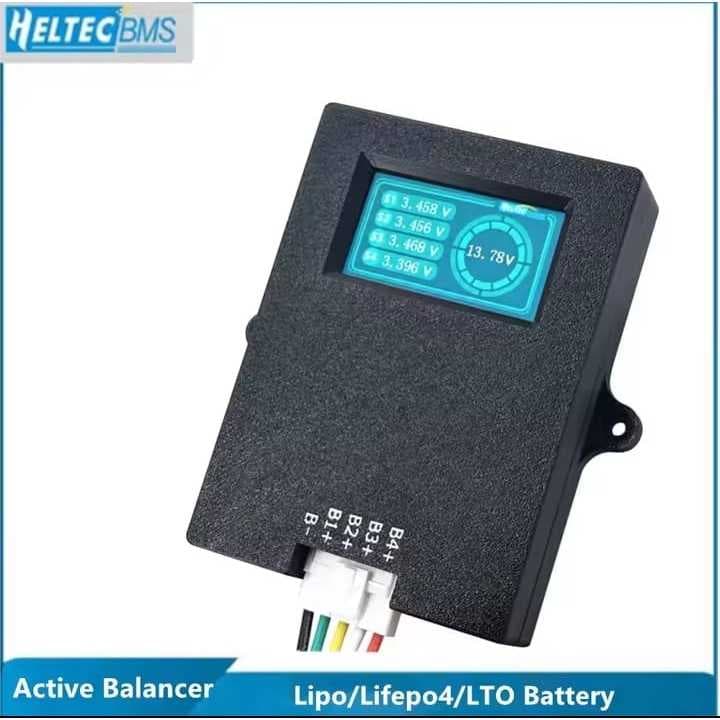 Balanceador ativo 4S 12V tensão Dispaly Bateria Solar 5A Lipo/lifepo4 p Som Automotivo
