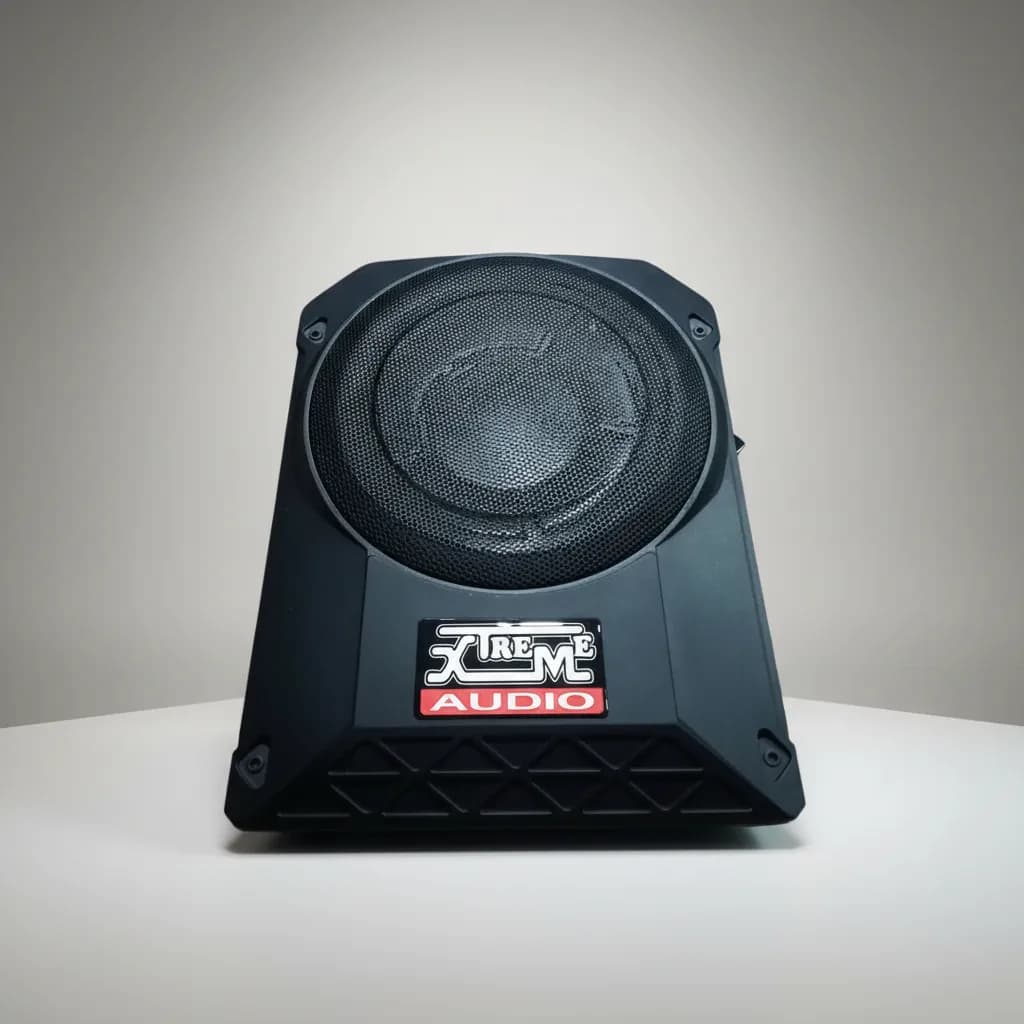 Som automotivo importado 10 pol Sub Grave Amplificado 1000w Slim Metal = Mtx Pioneer