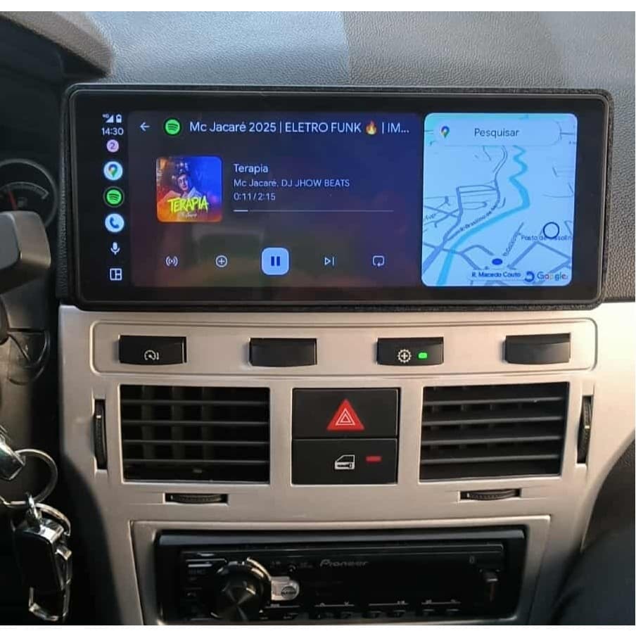 Moldura Multimidia 10.26 para Vectra Sedan GT GTX 2007 a 2011 - *somente moldura sem multimidia*