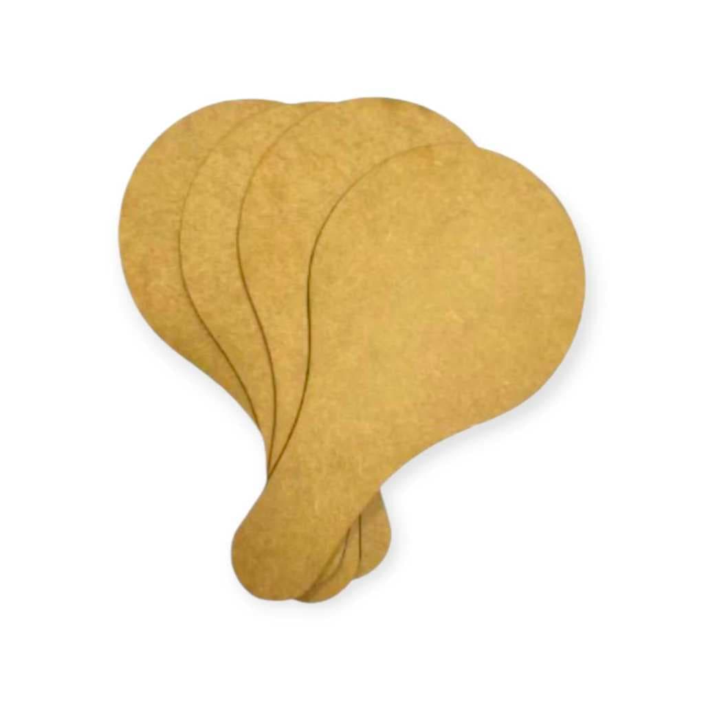 Kit 600 raquetes mdf cru ping pong lembranças 3mm