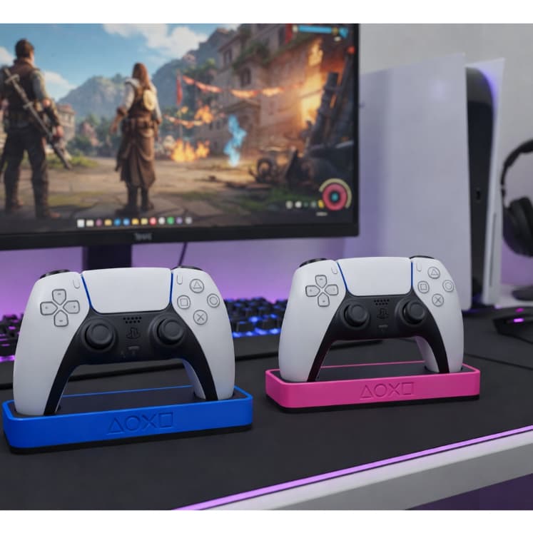 Suporte Controle PS5 DualSense | Várias Cores | Organizador Gamer Premium