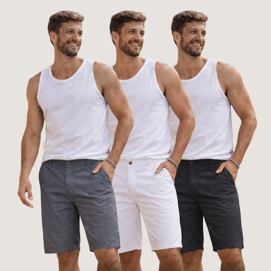 Kit Bermudas Masculino Jeans Sarja Short Jeans Masculina Short Sarja Masculino Premium