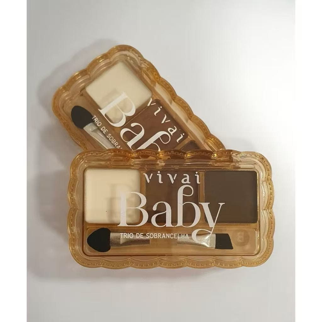 trio de Sombras para sobrancelhas Baby - Vivai