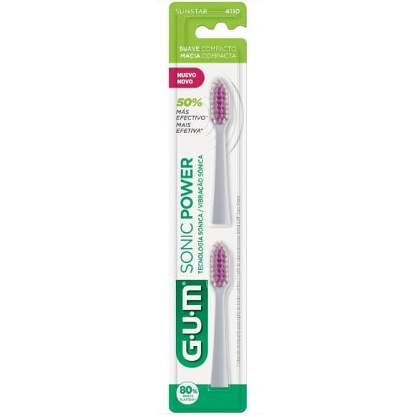 Refil/Cabeça Escova de Dente GUM Activital Sonic Deep Clean 2 Unidades