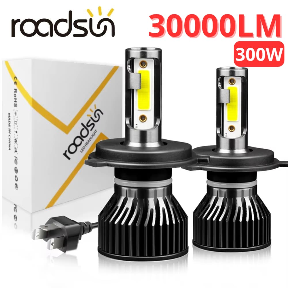 Par Ultra Led Lâmpada Super Led H4 Mini Projetor LED 300w 30000lm Carros 12V - 24V 6000K