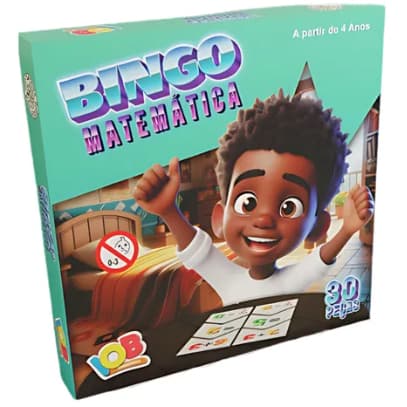 Bingo Jogo da Matemática Jogo Educativos Aprendizado Brinquedo Jogo De Bingo  Infantil Brinquedos