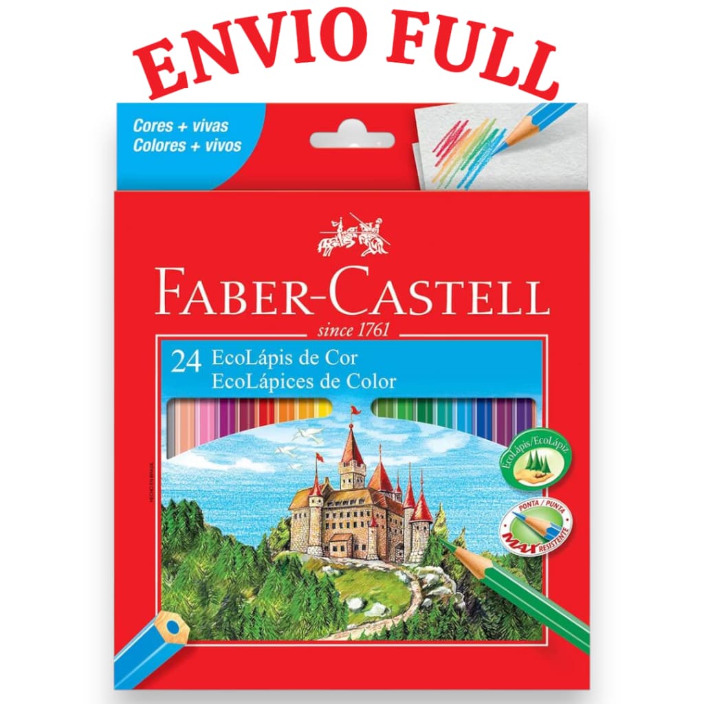 Lápis De Cor Faber Castell Ecolapis Max Resistente