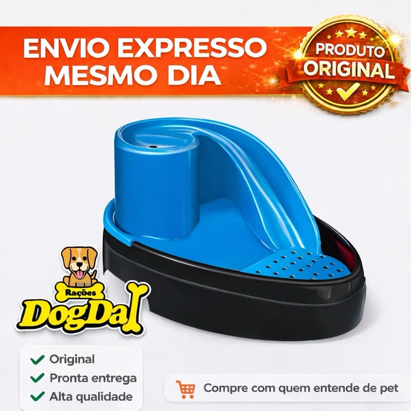 Fonte Bebedouro Automático Pet 3 Litros – Água Sempre Fresca para Cães e Gatos