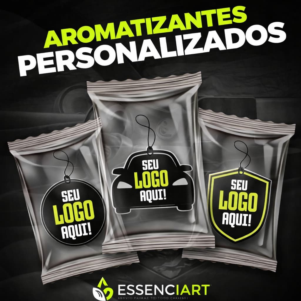 30 UNIDADES Cheirinho Aromatizante Personalizado Carro