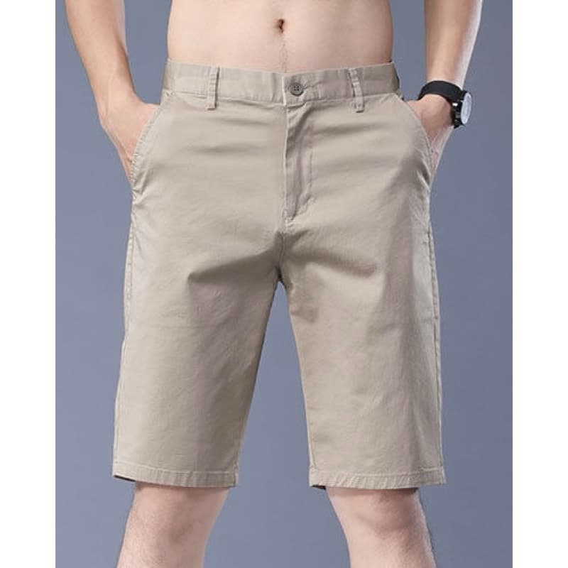 Bermuda Masculina Short Em Sarja Brim