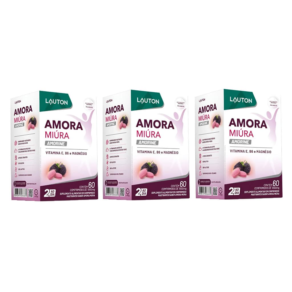 Amora Miúra 1000mg por dose 180 comprimidos
