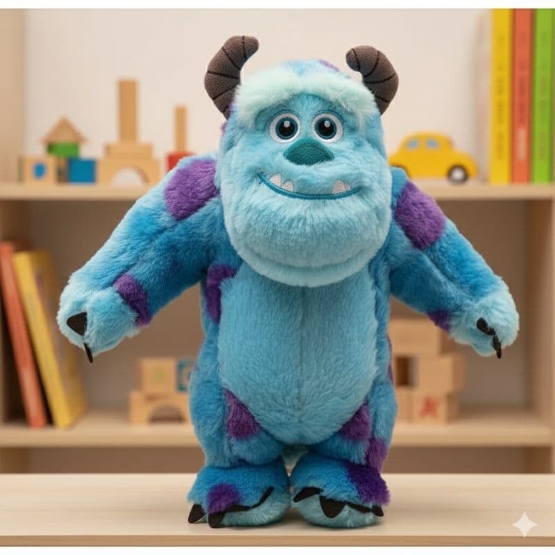 Pelúcia Sulley Monstros S.A. Disney Pixar - 23cm Original antialérgico