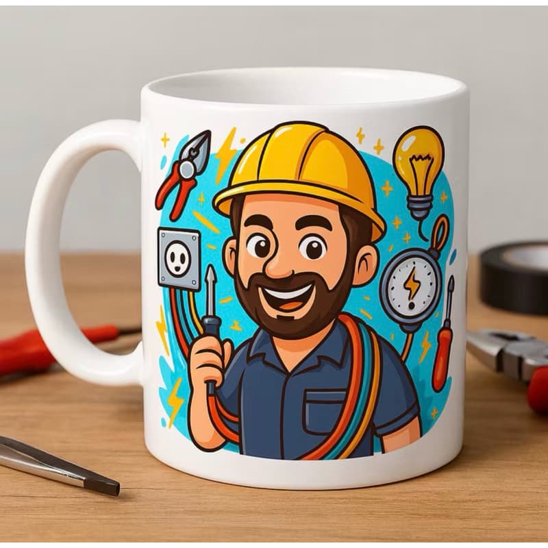 Caneca Personalizada Profissão 🧑‍🔧👩‍🍳👨‍⚕️ | Com Sua Foto e Sua Profissão | Presente Criativo