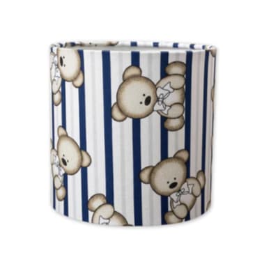 Abajur para Quarto de Criança Cúpula Luminária - Ursinho Decorativa