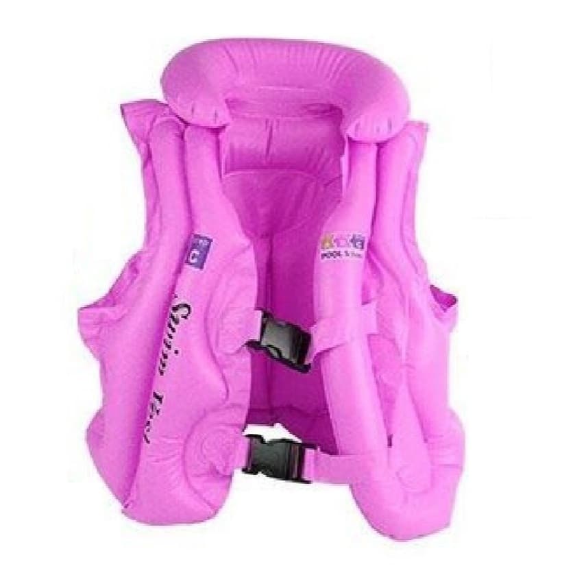 Colete Inflável Infantil Colorido 40 Cm Salva Vidas Piscina