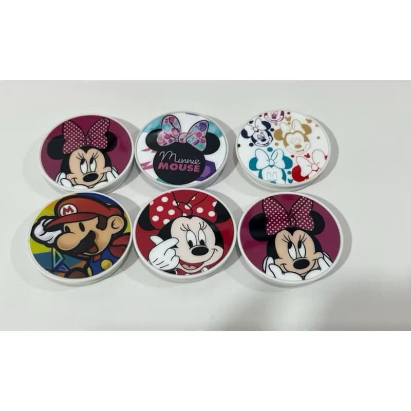 Suporte Para Celular Pop Socket Coração com brilho