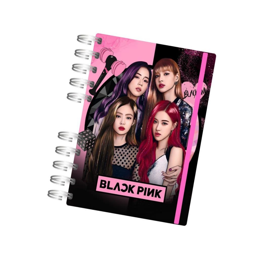 Black Pink Agenda escolar 2026