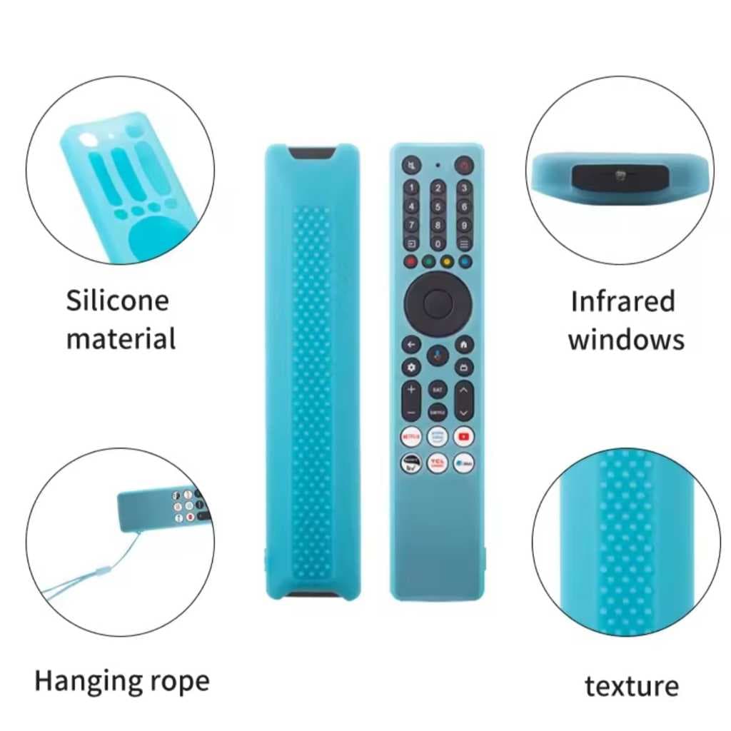 Capa Protetora Em Silicone Para Controle Remoto Tcl 833a