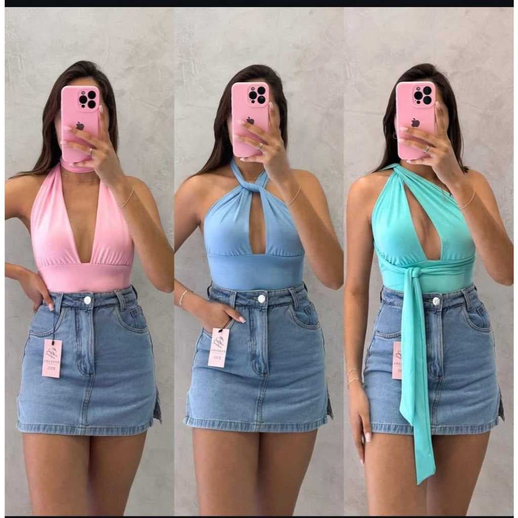 Cropped multi formas tendencia blogueirinha 2026