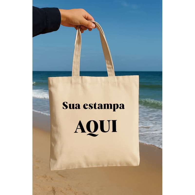 KIT com 4 ecobag personalizada com nome arte ou logo