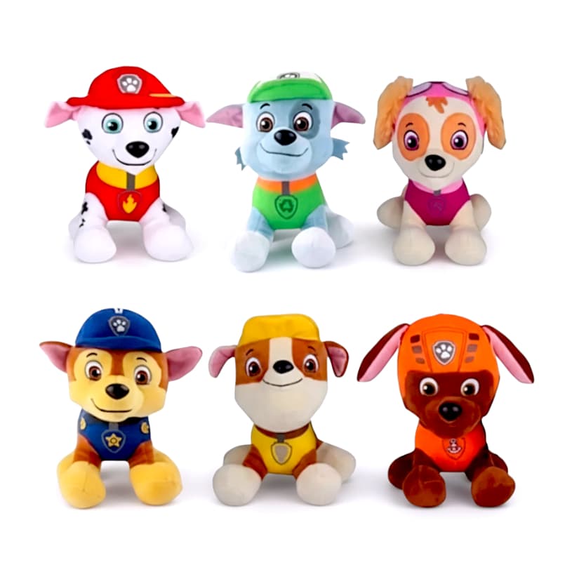 Pelúcia Patrulha Canina Boneco Brinquedo Chase Personagem Infantil