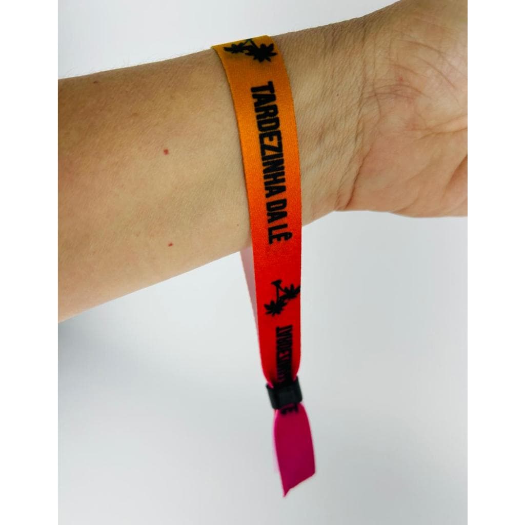 Pulseiras de Acesso com Lacre/Trave de segurança para Eventos, Festas, Shows - 100% PERSONALIZADA