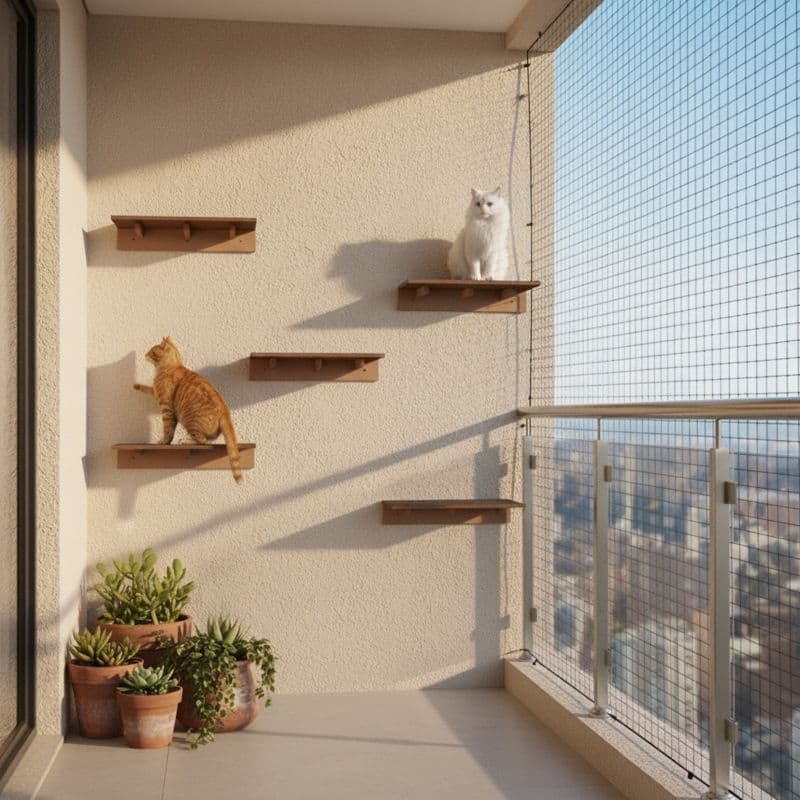 Prateleira Arranhador  para gato Grande  50 x 27MDF 15mm reforçado com carpete ( 01 unidade )