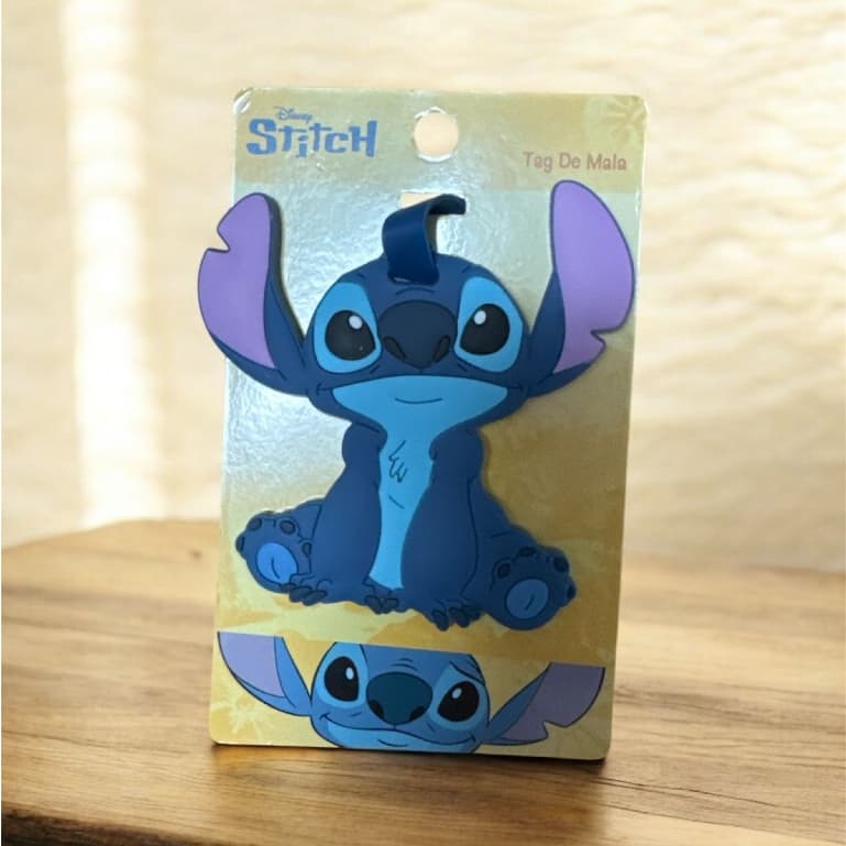 Etiqueta Identificação Bagagem Mala Stitch - Tag de mala - Personagem Disney