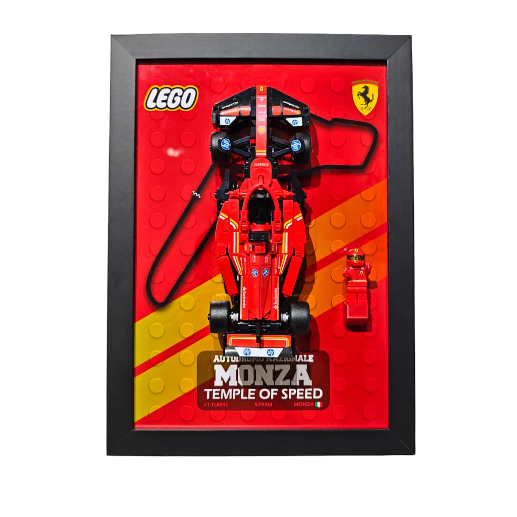 Quadro p/ miniatura Lego Speed Champions F1 10 equipes - Miniatura não inclusa