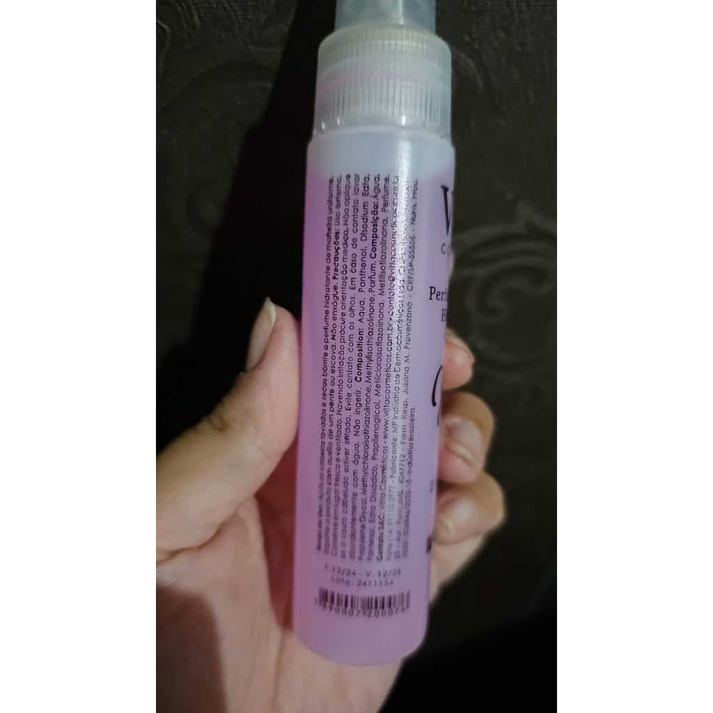 Spray Perfume Capilar / Hidratante Rose D'Pantenol  60ml