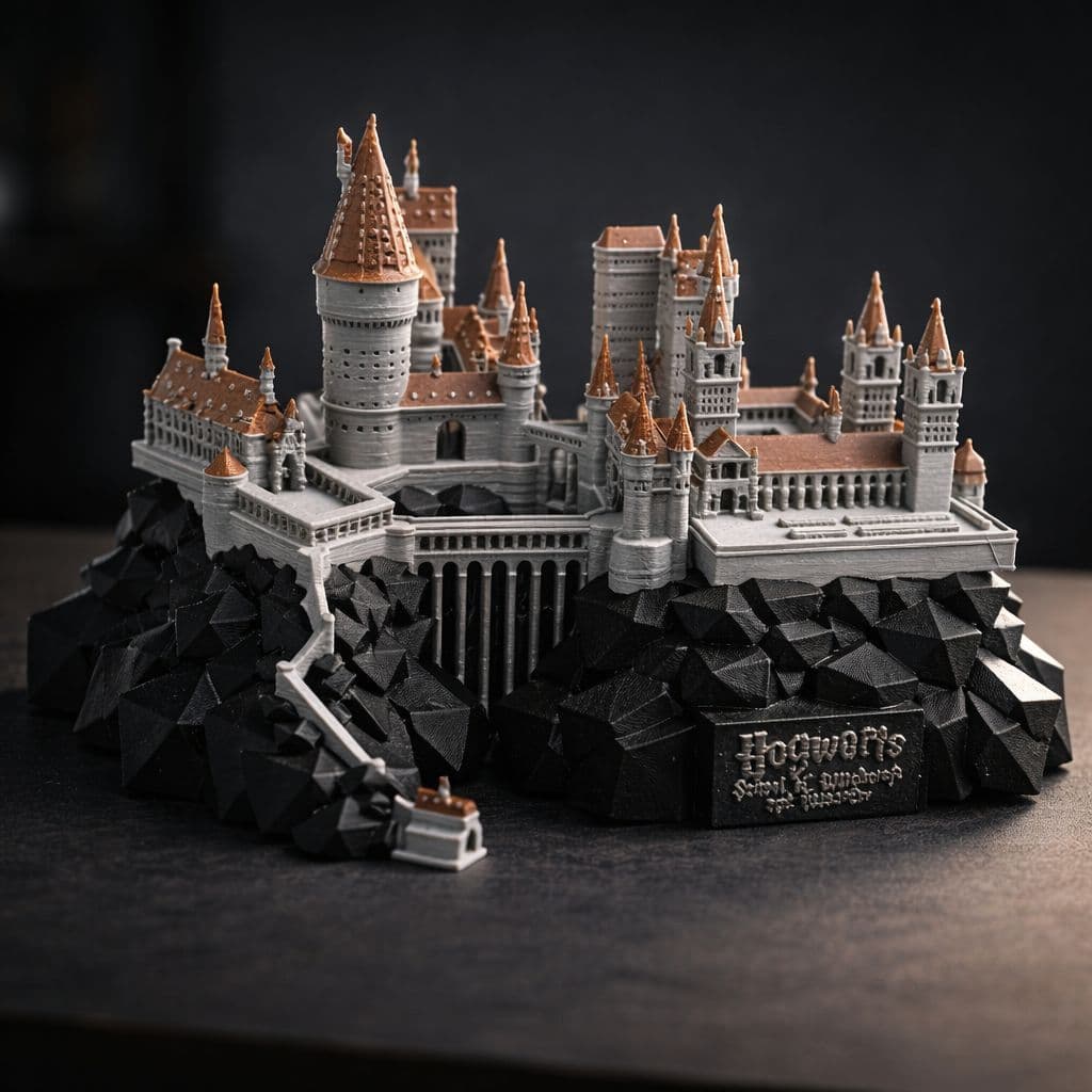 Castelo Hogwarts Miniatura – Colecionável Harry Potter