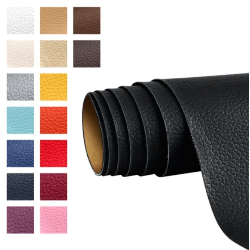 Adesivo Revestimento Couro Sintetico 50x140cm Cores Diversas