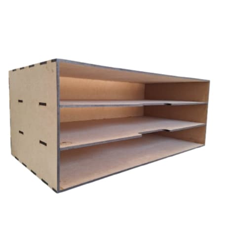 Armário Organizador de Folhas Papel Seda Escritório Empresa Papelaria Gráfica MDF 6mm