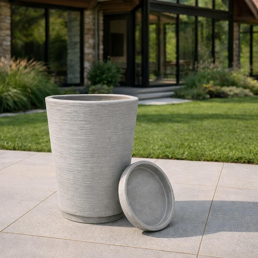 Vaso De Planta Decorativo Jardim Varanda Coluna P Sala|Varanda|Área Interna e Externa