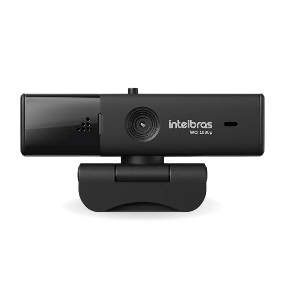 Webcam Câmera USB Intelbras WC1080P Full HD 60fps Videoconferência Streaming Gravação Microfone Integrado
