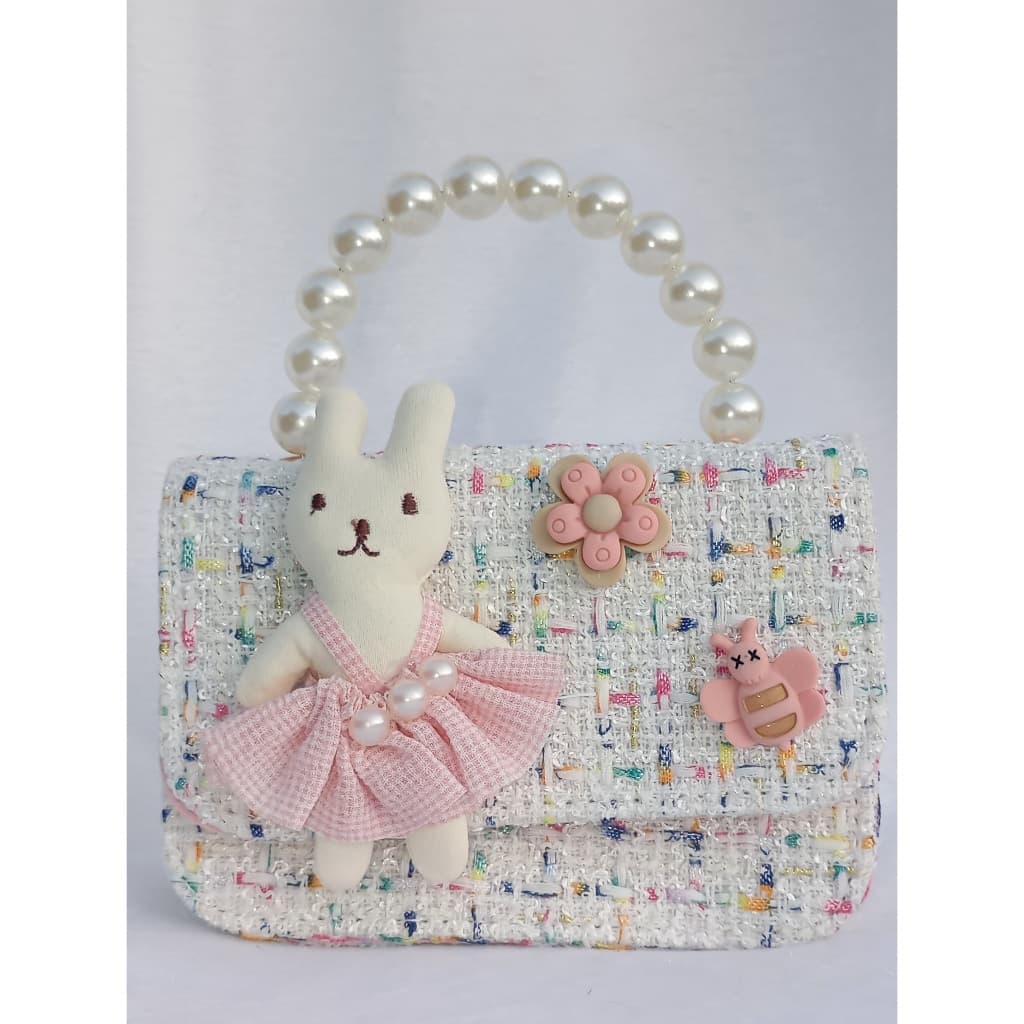 Bolsa Blogueirinha Festa  Tecido Bolsa Pequena Infantil Menina Ombro