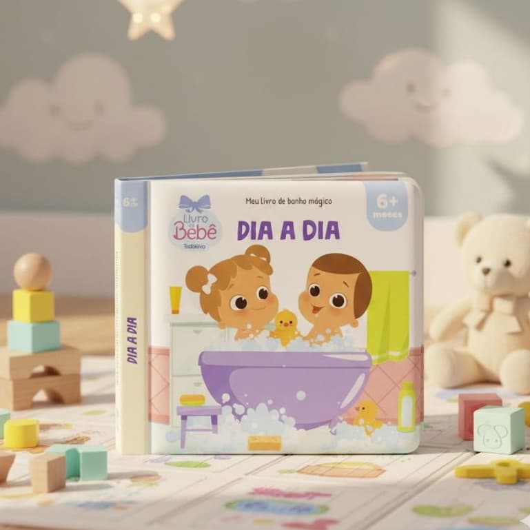 Meu Livro de Banho Mágico / Meu Dia a Dia / Muda de Cor na Aguá Morna