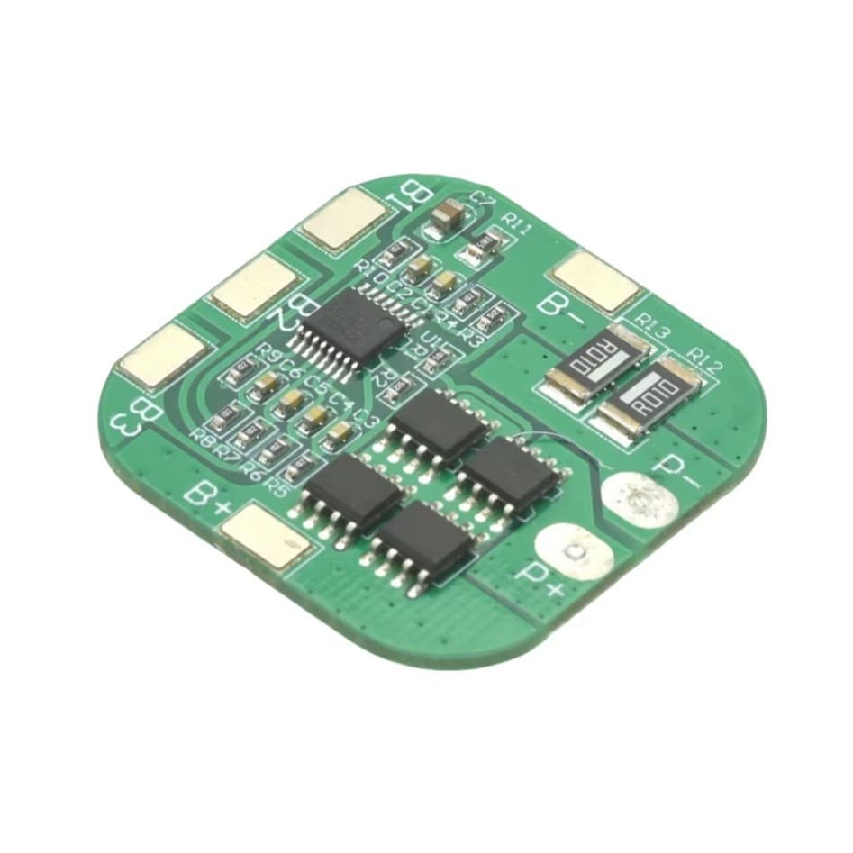BMS 4S 14.8v / 16.8v 20a Placa de Proteção de Bateria 18650 + 2 Fios 13cm